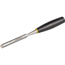 Стамеска STAYER 1820-12 "STANDARD" "ЕВРО" плоская с пластмассовой ручкой, 12мм 